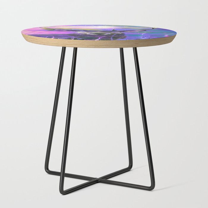Stag spirit in pink  Side Table