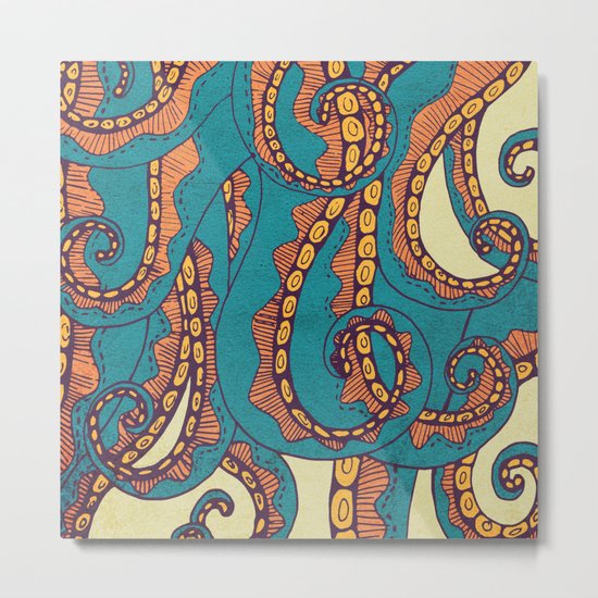 Octopus Metal Print