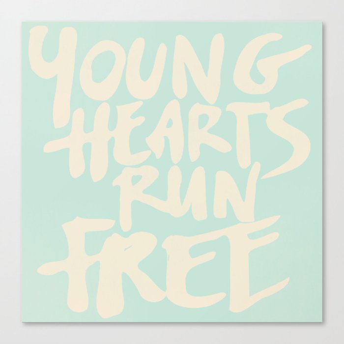young hearts run free Canvas Print
