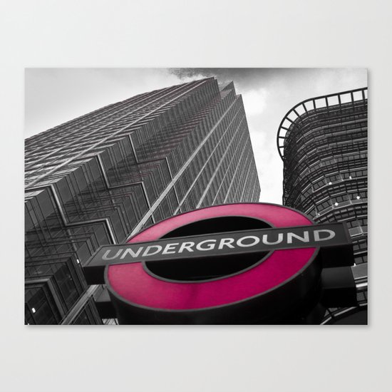 Canary Wharf Canvas Print