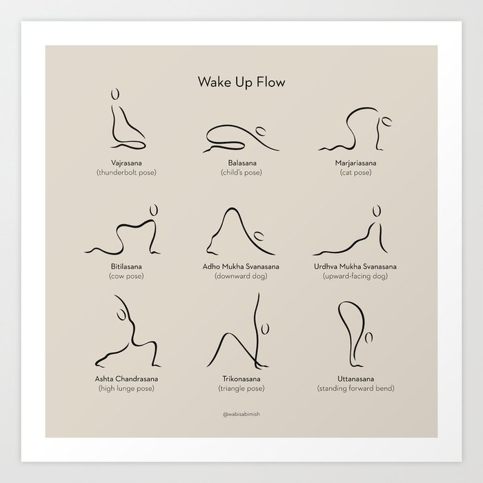 Wake Up Flow 2.0 Art Print
