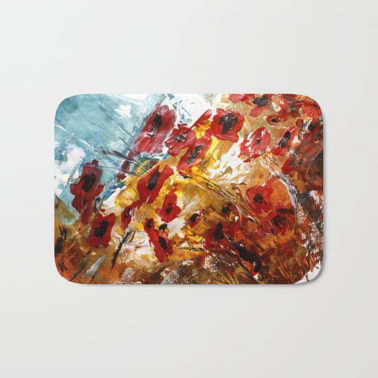 Poppies Bath Mat