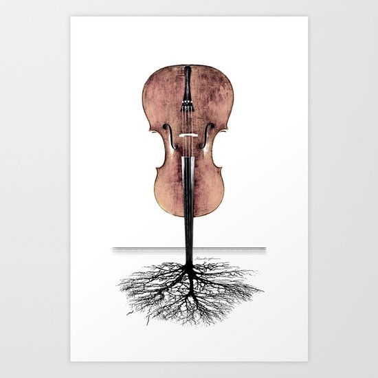 Rooted Sound II Art Print