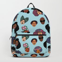 afro puff backpack