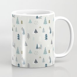 Pine Forest Scandinavian Pattern Coffee Mug