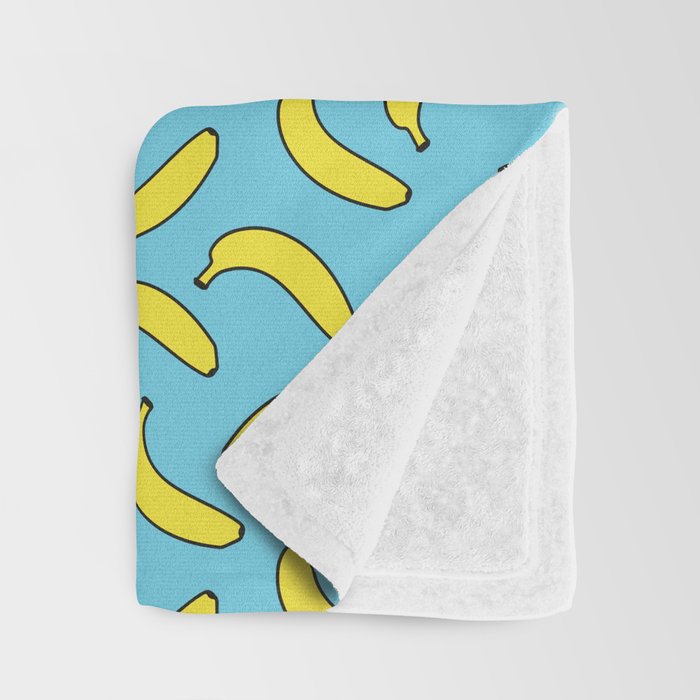 Banana Banana Throw Blanket by everettco | Society6