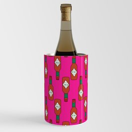 Hot Sauce Lover - Foodie Gift Pink Red Green  Wine Chiller