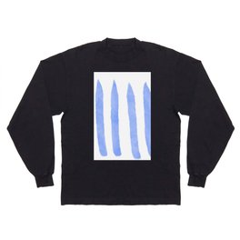 Watercolor Vertical Lines With White 34 Long Sleeve T-shirt