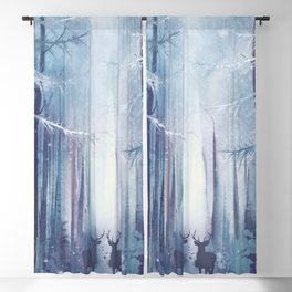 Under the tall forest trees I Blackout Curtain