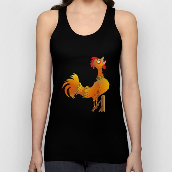 Rooster Unisex Tank Top