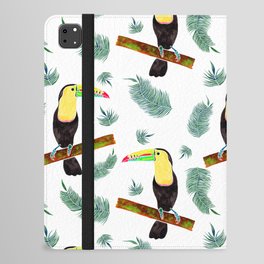 Jungle Toucan Watercolor iPad Folio Case