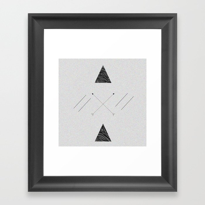 Arrows laced with Noise Framed Art Print