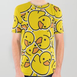 Rubber Duckies All Over Graphic Tee