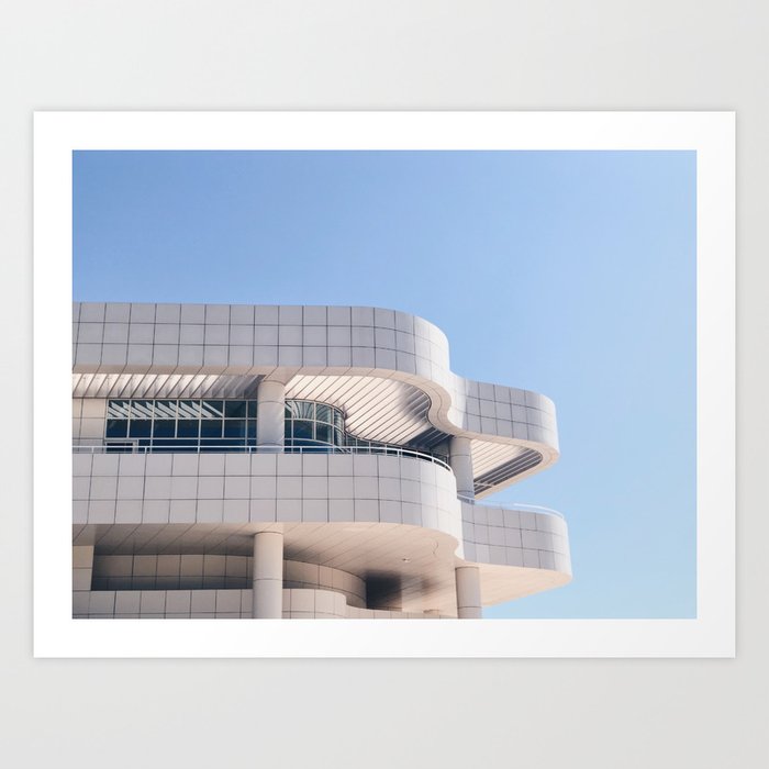 Getty / Los Angeles Architecture Art Print