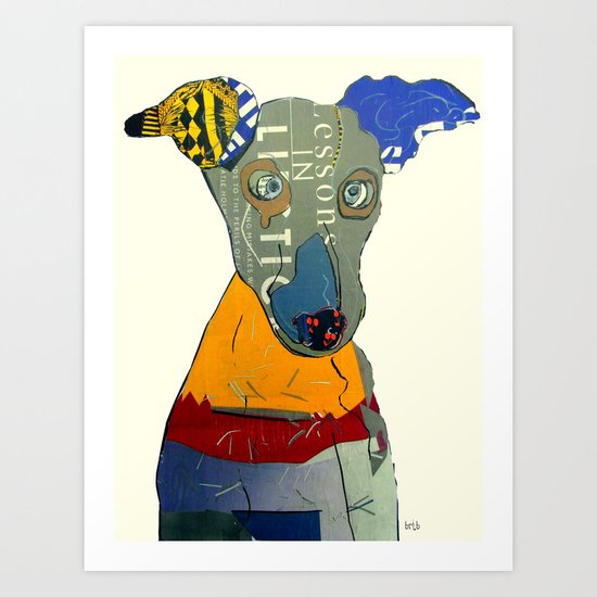 kacy (greyhound Art Print