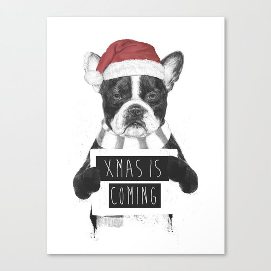 Xmas is coming Canvas Print