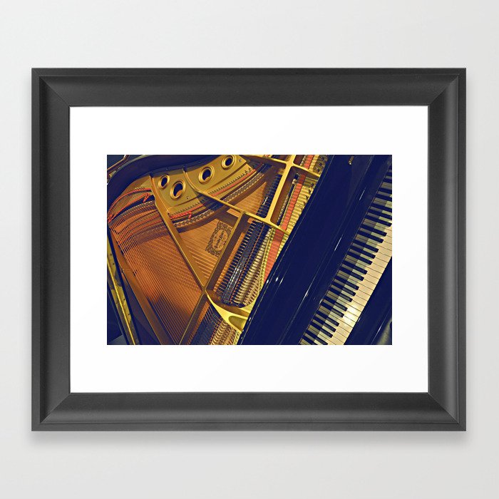 Grand Piano Framed Art Print