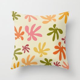 Colored area Throw Pillow