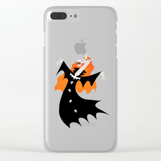 Unicorn Vampire Clear iPhone Case