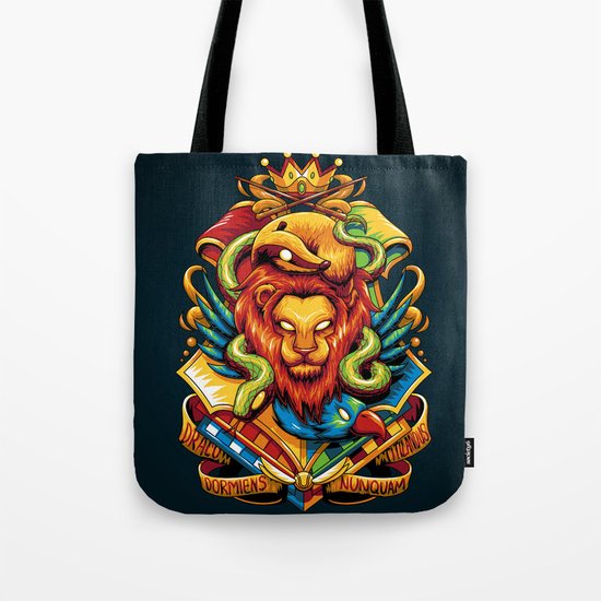 Harry Potter : Hogwarts Houses Tote Bag