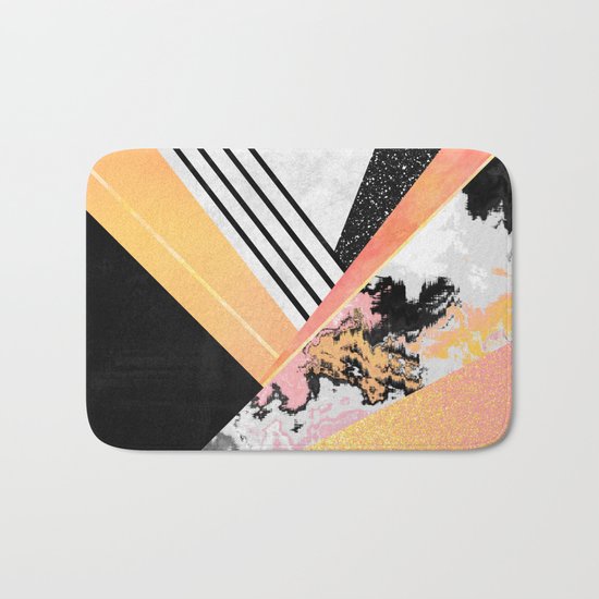 Geometric Summer Bath Mat