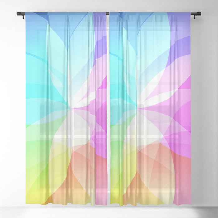 Awesome Colors Sheer Curtain