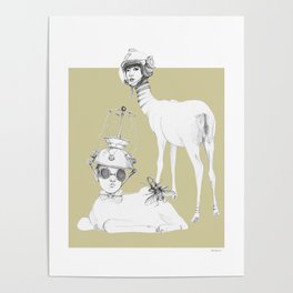 Weird & Wonderful: Space Deer Poster