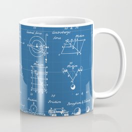 Table Of Engineering And Mechanics Blueprint Artwork Mug