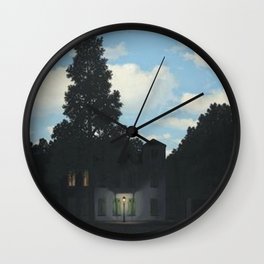 The Empire of Light - Rene Magritte Wall Clock