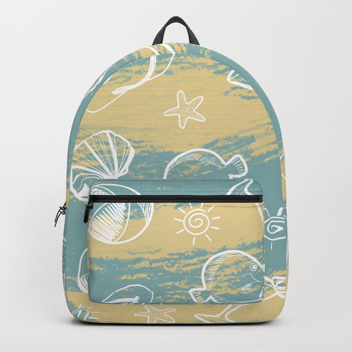 Beachy Summer Backpack by Claudiecb Society6
