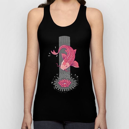 Perseverance // Koi & Lotus Unisex Tank Top