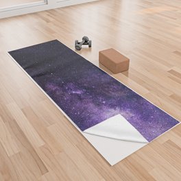 Lavender Milky Way Yoga Towel