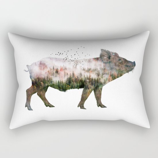 Pig Rectangular Pillow