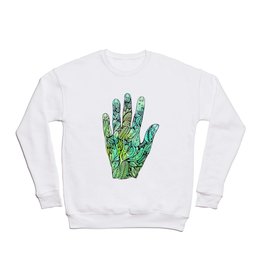 The hand of nature Crewneck Sweatshirt