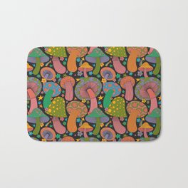 Magic Mushrooms Bath Mat