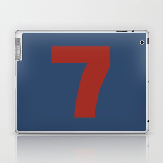 Number 7 Laptop & iPad Skin