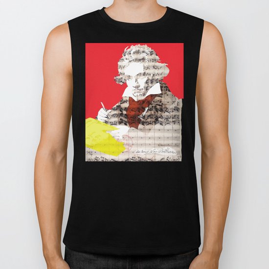 Ludwig van Beethoven 1 Biker Tank