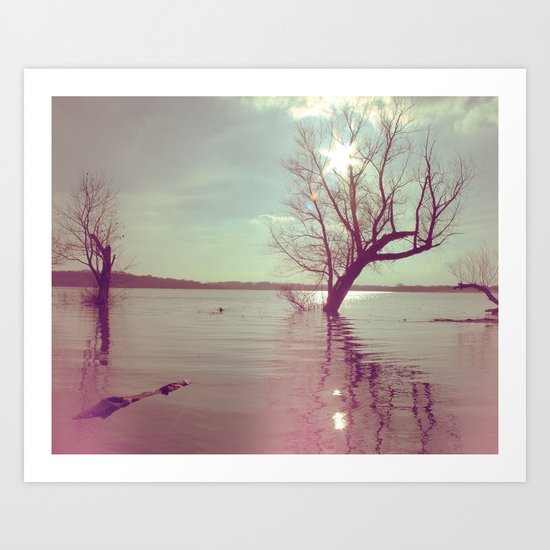 Peaceful Lake! Art Print