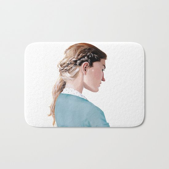 Blond Girl Bath Mat