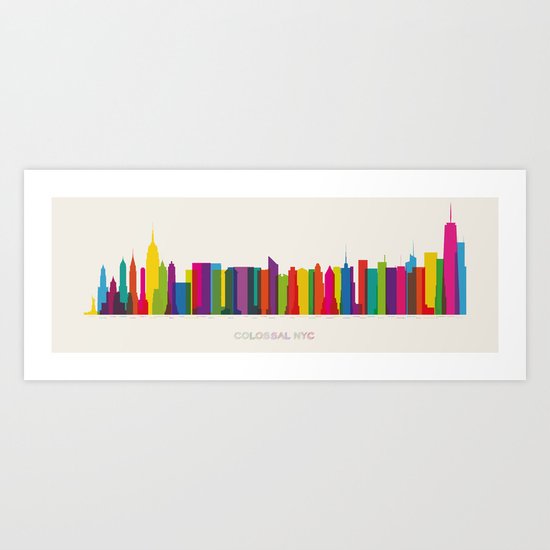 Colossal NYC Art Print