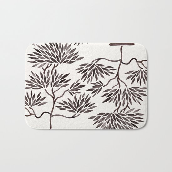Bonsai Tree – Black Palette Bath Mat