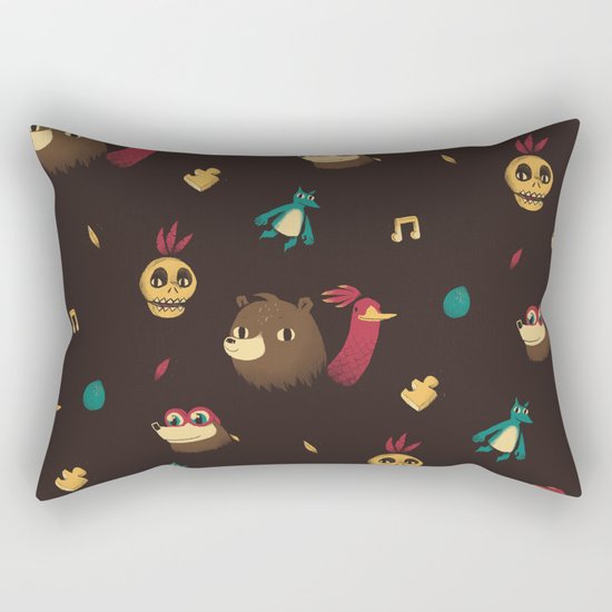 banjo pattern Rectangular Pillow