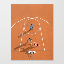 The Game of Basketball  Canvas Print