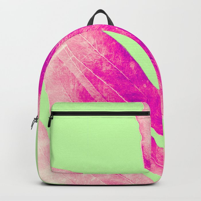 bright pink backpack