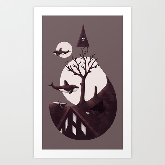 Darkly Dreaming Art Print