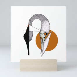 Shoe Swan Mini Art Print