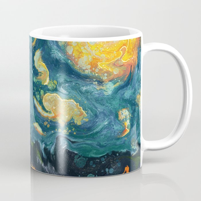 Liquid Starry Night Coffee Mug