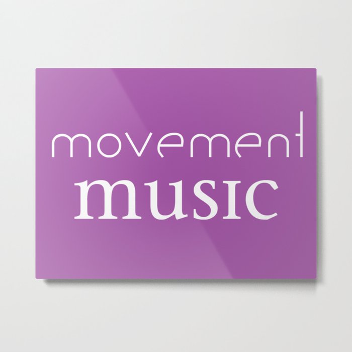 Movement Music Logo Metal Print