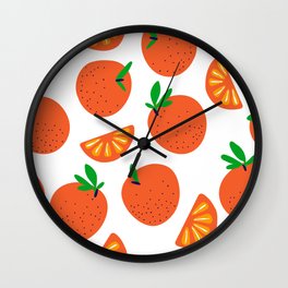 Orange Fruit! Wall Clock