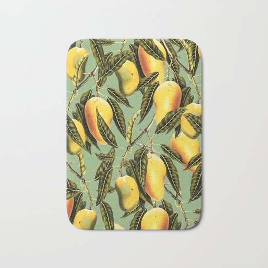 Mango Season #society6 #decor #buyart Bath Mat